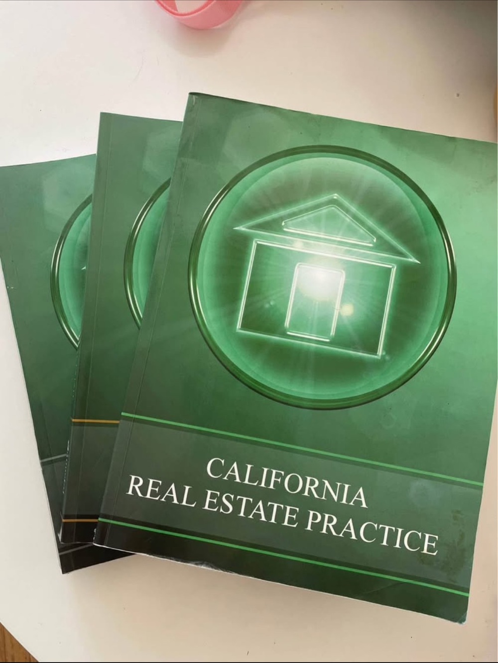 California Real Estate Practice - Green Cover Home Accents Book